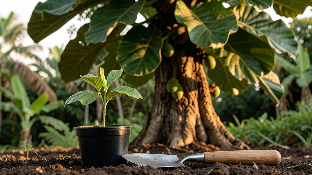 Breadfruit Tree Seeds: Germination Success in 4-8 Weeks