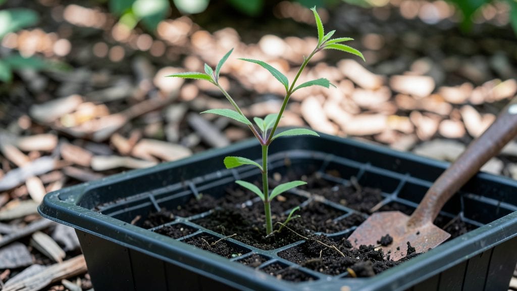 Japanese Knotweed Seedling: Precision Pruning to Stop Regrowth Forever