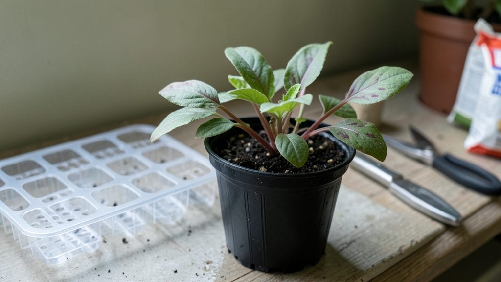 Lady's Thumb Seedling: Cold-Resistant Growth Hack for Year-Round Blooms