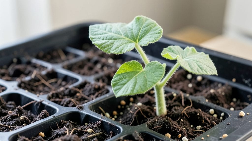 Melon Seedling Identification: Visual Guide to True Leaves vs. Cotyledons