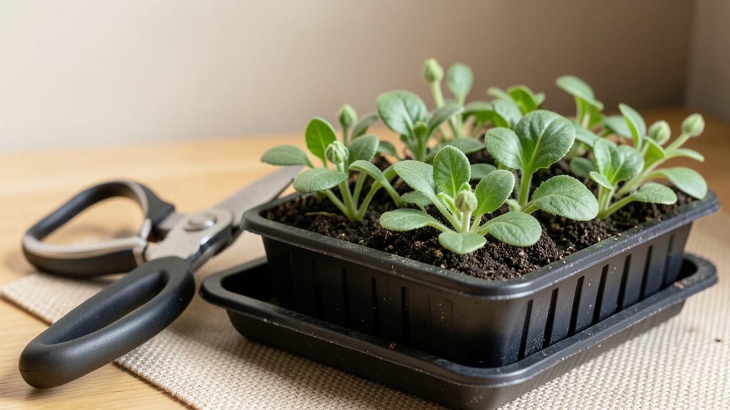 Pinching Petunia Seedlings: Precision Technique for Bushier Blooms