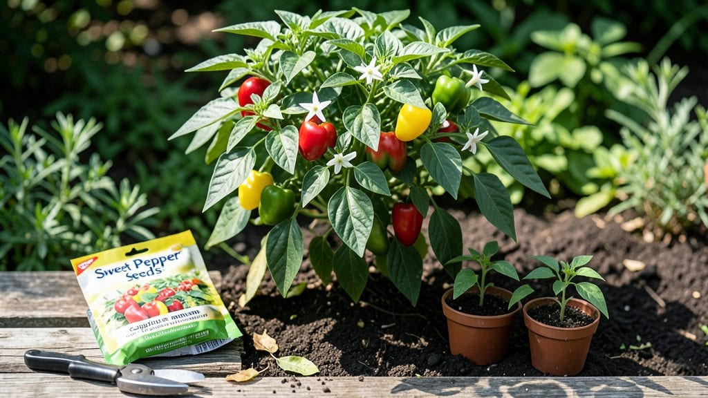 Sweet Peppers Seeds: Fast Germination in 7 Days Without Stratification